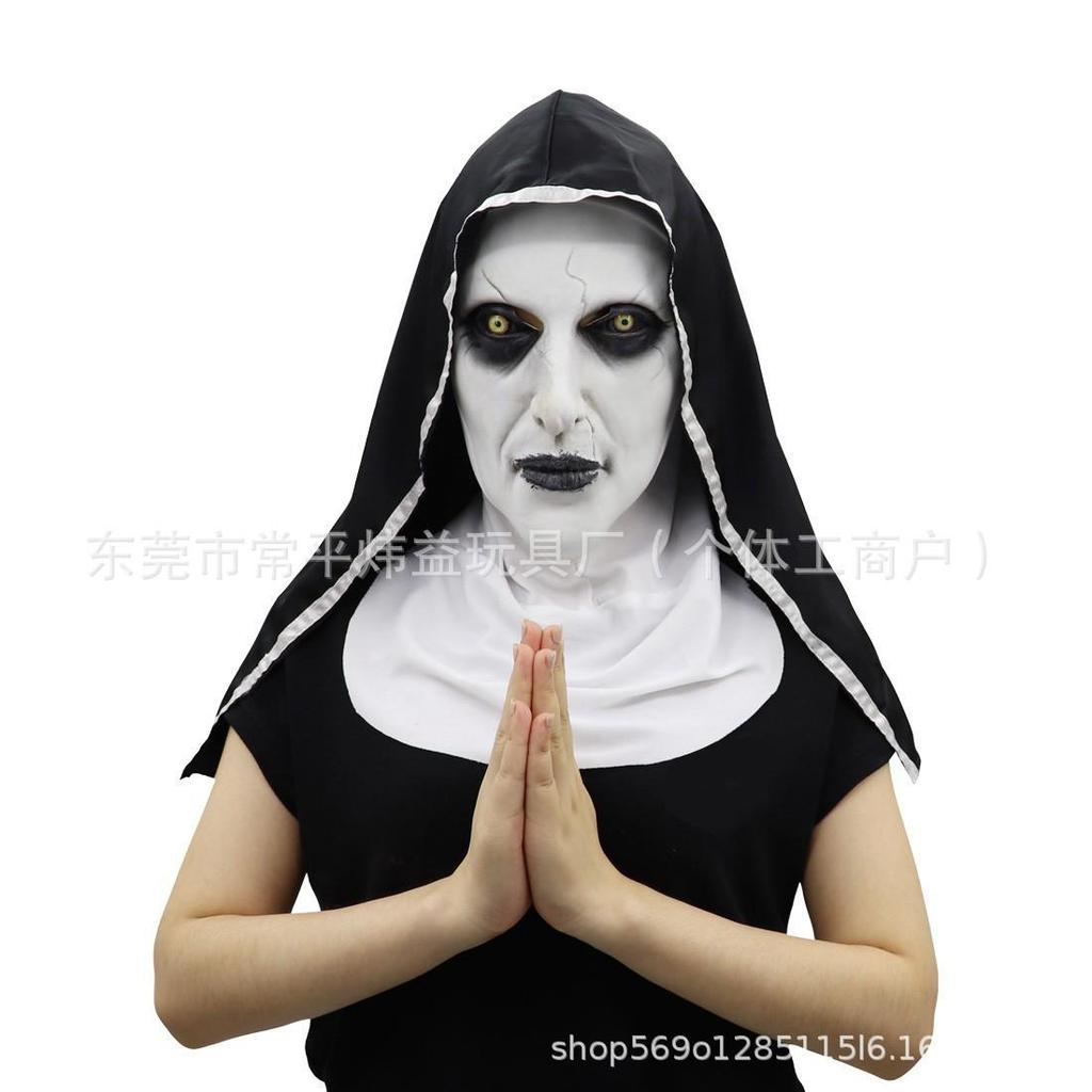 Halloween Nun Mask - Ghostly Headgear from The Conjuring 2