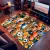 1pc Inazuma Eleven Print Area Rug - Soft,Washable Non-Slip Indoor Mat for Office Chairs,Living Room,Home Office Decorative Rug
