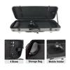 YoungMonic 16-inch Viola Case, Carbon Fiber Hard, Strong and Lightweight, for 15-17 Inch Violas, 2.5kg