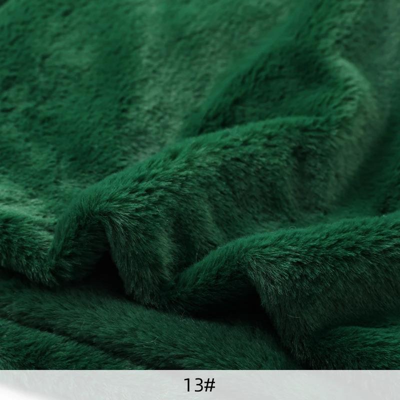 50x50cm/1m 8mm Faux Fur Fabric Soft Short Plush Fabric for Sewing Warm Scarf DIY Doll Background Display Cloth Needlework