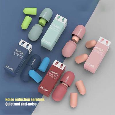 1 pár špuntů do uší Ventilační design Izolační houbička proti chrápání Měkká pěna Ochrana sluchu Redukce hluku Zátkové chrániče sluchu