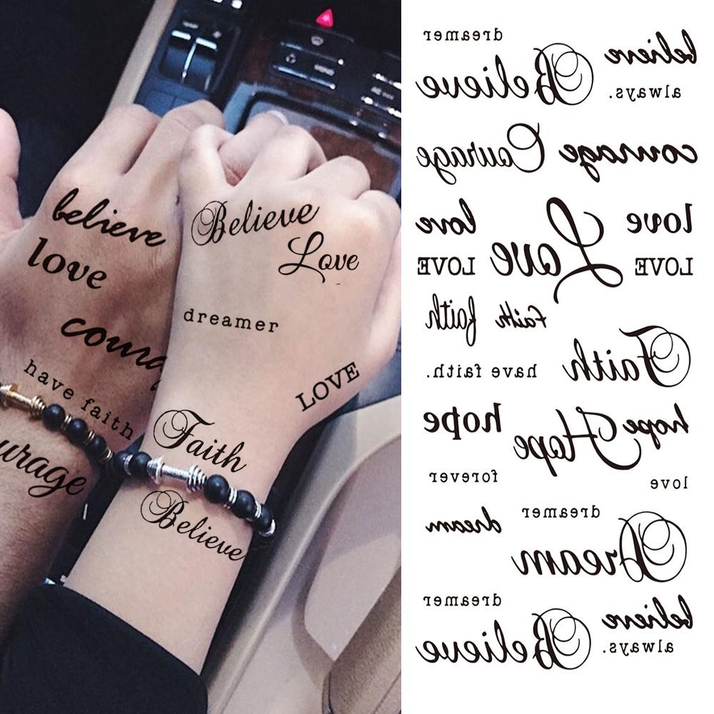 Adesivi per tatuaggi simbolo infinito per donne Versetto femminile Farfalla ECG Croce Tatuaggi temporanei infiniti Tatoo finto impermeabile