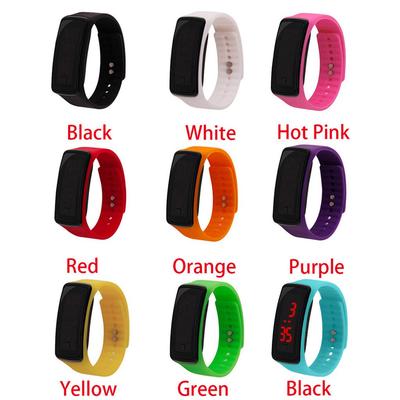 LED Bracelet Second Generation Watch Student Sports Silicone Electronic Watch
