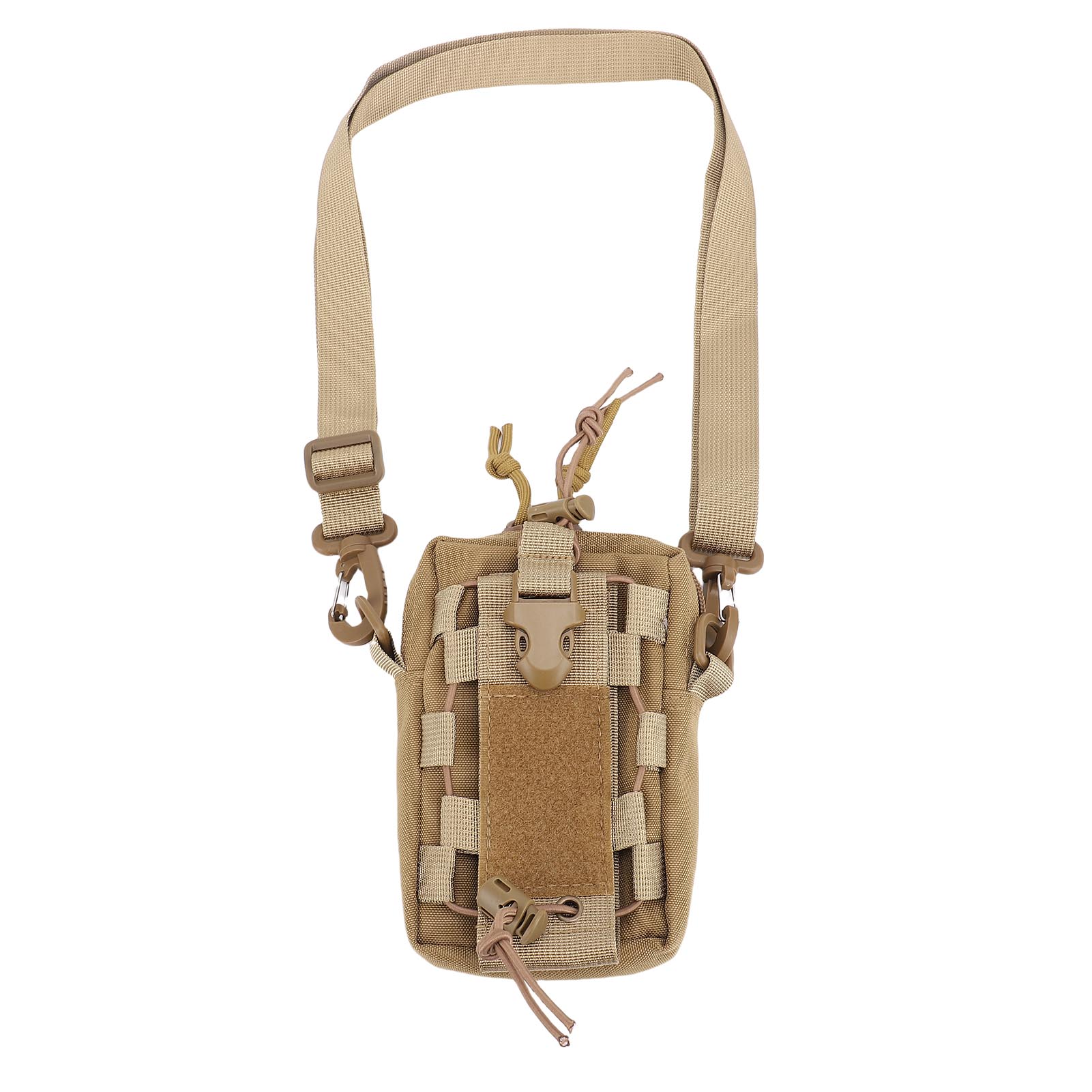 

Water Bottle Waist Bag Phone Holder Adjustable Buckle Nylon Elastic Hanging Pouch for Outdoor