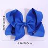 New Solid Bows Hair Clips For Girls Handmade Grosgrain Ribbon Bow Hairpins Children Barrettes Fashion Boutique Hair Accessories