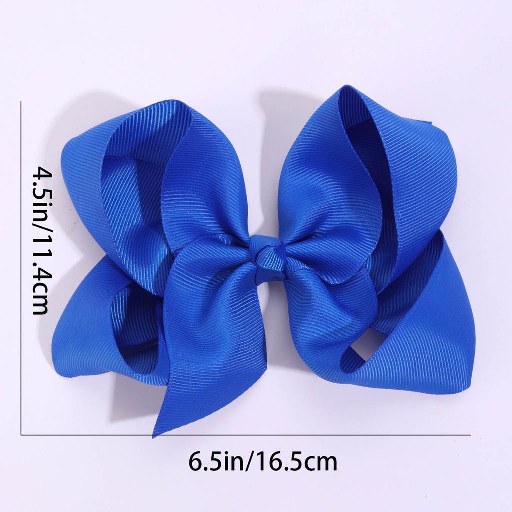 New Solid Bows Hair Clips For Girls Handmade Grosgrain Ribbon Bow Hairpins Children Barrettes Fashion Boutique Hair Accessories