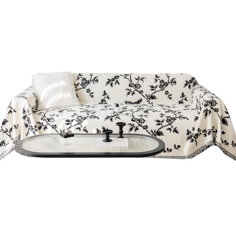French Chenille Sofa Cover Cloth Four Seasons Universal Dustproof Sofa Seat Cushions Non-Slip Sofa Cover