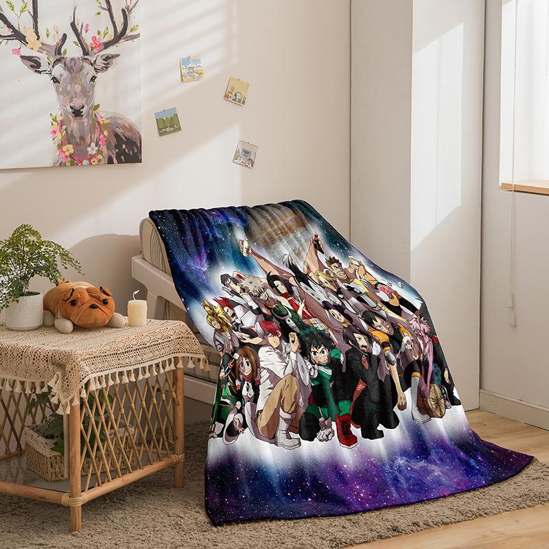 Card My Hero Academy Series Double Sided Flannel 3D Digital Printed Blanket Blanket