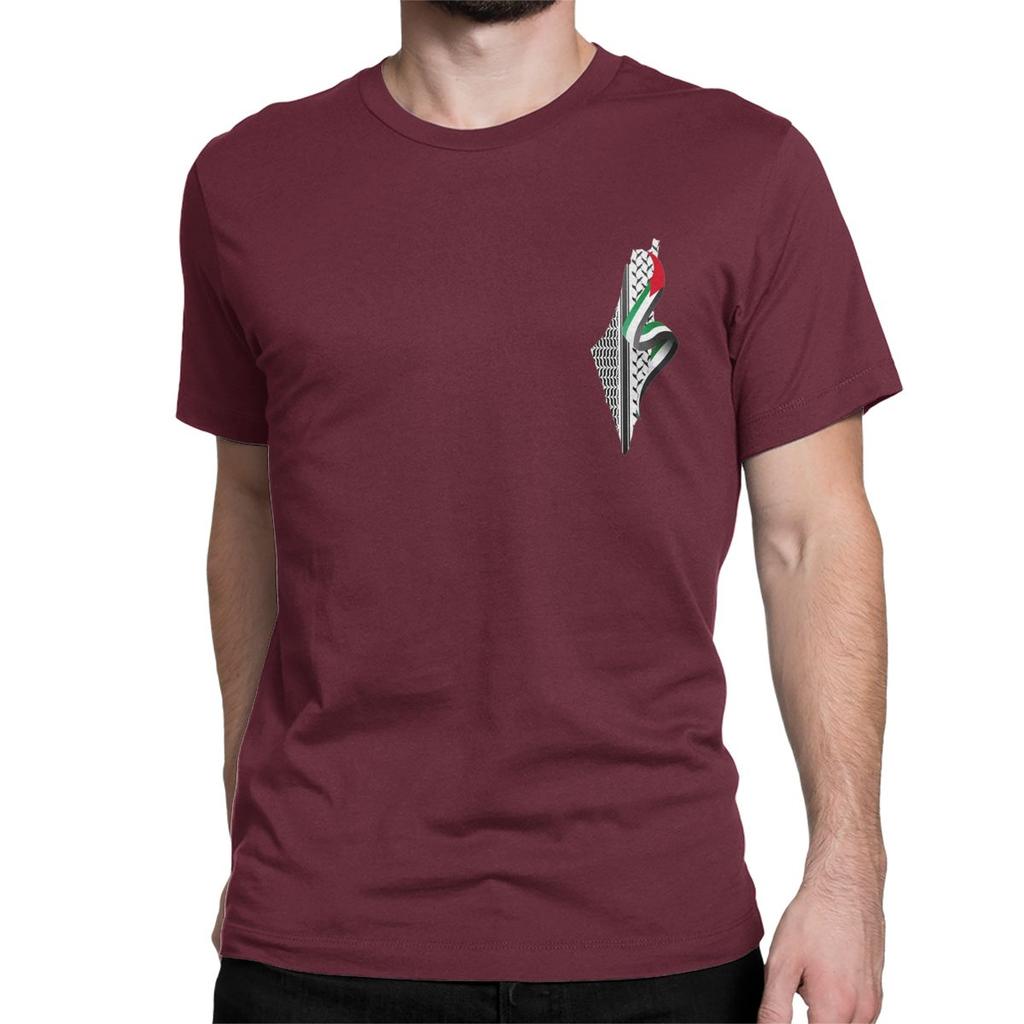 Palestinian Tatreez T-Shirts Men Women Palestines Kufiya Keffiyeh Funny Pure Cotton Tee Shirt Short Sleeve T Shirt Summer Tops