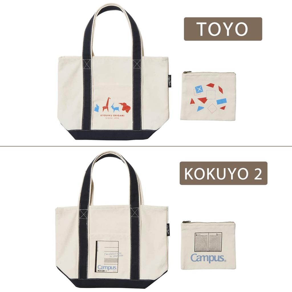 Old Resta Stationery Girls Expo Canvas Retro Tote Bag Mini Tote Kokuyo KOKUYO2