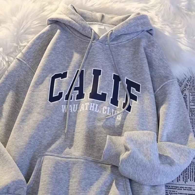 Herbst Winter Herren Damen Sweatshirt Print Kapuzenpullover Koreanische Mode Locker Lässige Hoodies Fleece Pullover Damenbekleidung Y2k