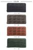 PEANUTS Leather Round Zipper Long Wallet Genuine Leather Cowhide Large Capacity Card Storage Embossed SNOOPY Round Zipper Long Wallet Green [Nadaya]