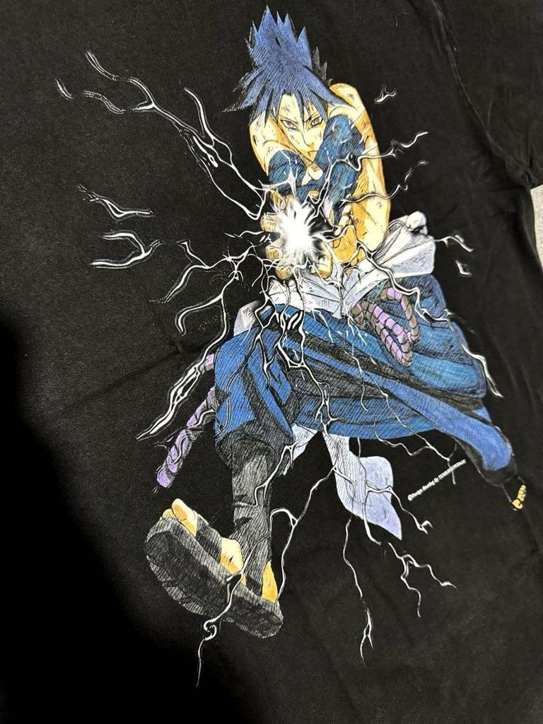 [USED] Rare Naruto Sasuke Anime T-shirt, Size XL