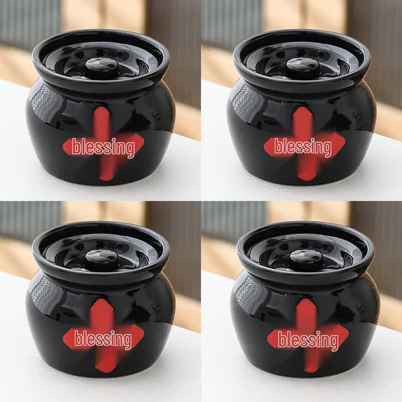 Ru Han Ceramic Double Boiler Stew Pot