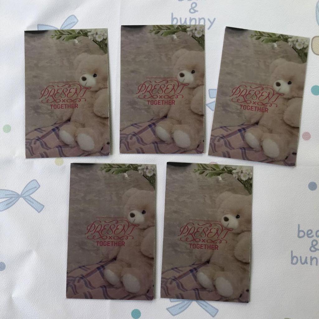 [USED] TXT FANLIVE MOAZONE SANOK SBS 5-piece trading card
