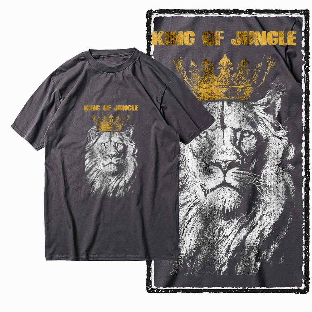 Coolmind MAV lion printed Exclusive graphic men T shirt 100% cotton big size streetwear men tshirt cool t-shirt tee shirts