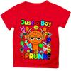 Just A Girl Who Loves Sprunki Tshirt Girls Cartoon Short Sleeve Summer Fashion Kids Clothes Baby Boys Incredibox Game T Shirts