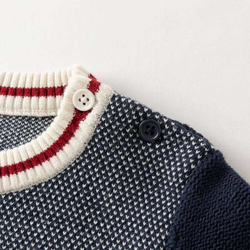 DAVE & BELLA Boys' Winter Thick Knit Pullover Sweater