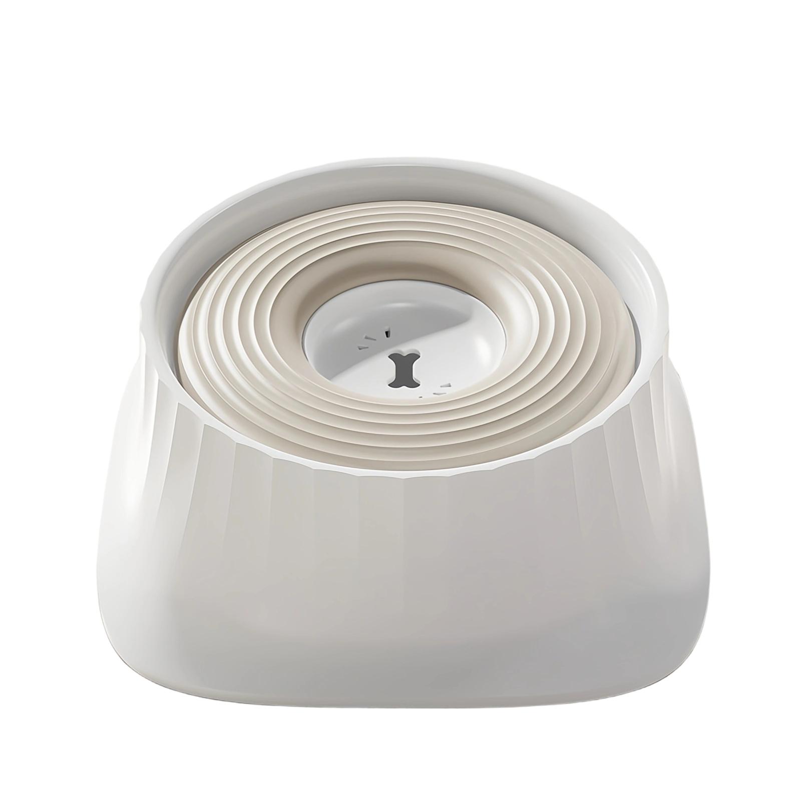 

Dog Water Bowl,No Spill Water Bowl for Dogs,Non No Pet Slow Feeder, for Elevated Design Mess Proof is Easy to Clean, is Suitable for All One Size белый