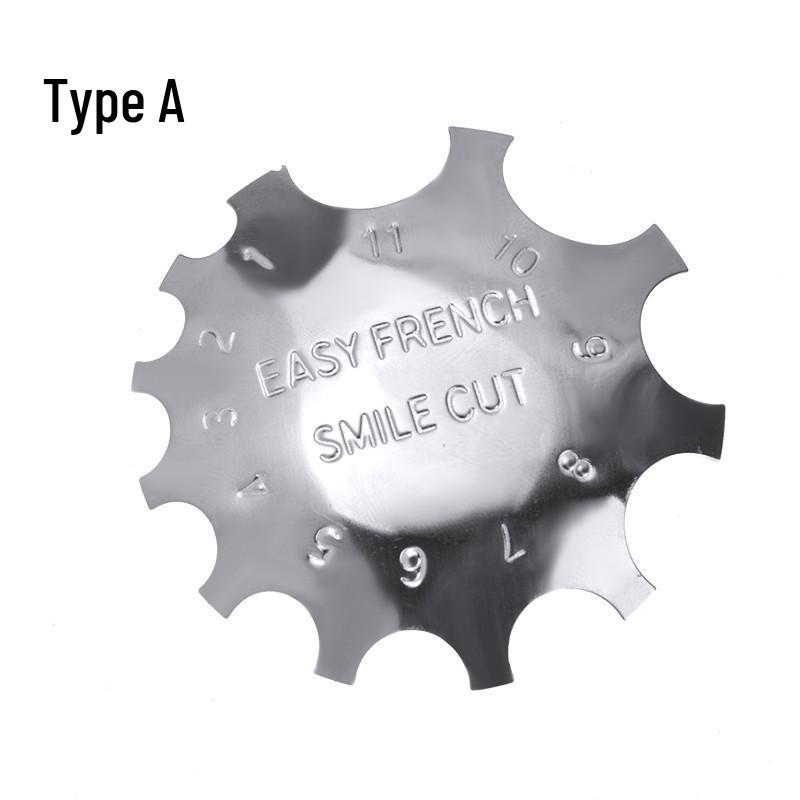 Stainless Steel French Nail Art Template Tool