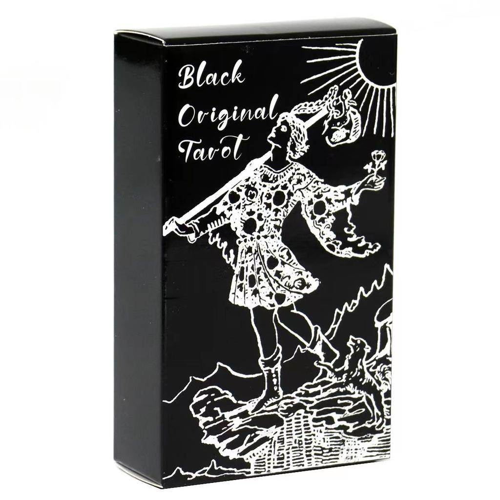 10.3*6cm Black and White Rider Tarot Deck 78 Pcs Tarot Cards for Beginners Rider-waite Tarot System Pocket Size