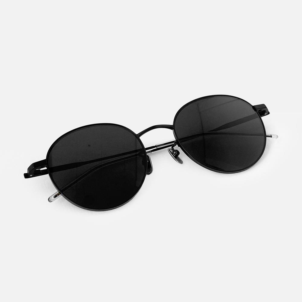 Keulligkeullag Koa (4 Colors) Round Metal-Frame Sunglasses