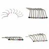 10 sztuk Rhinestone Śruba ze stali nierdzewnej Nos Hoop Ring Stud Body Piercing Biżuteria