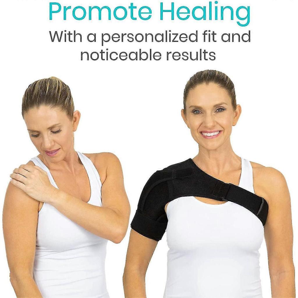 Shoulder Stability Brace - Injury Recovery Compression Support Sleeve - For Rotator Cuff Injuries, Arthritis, Sprain, Dislocation, Joint Pain Relief (
