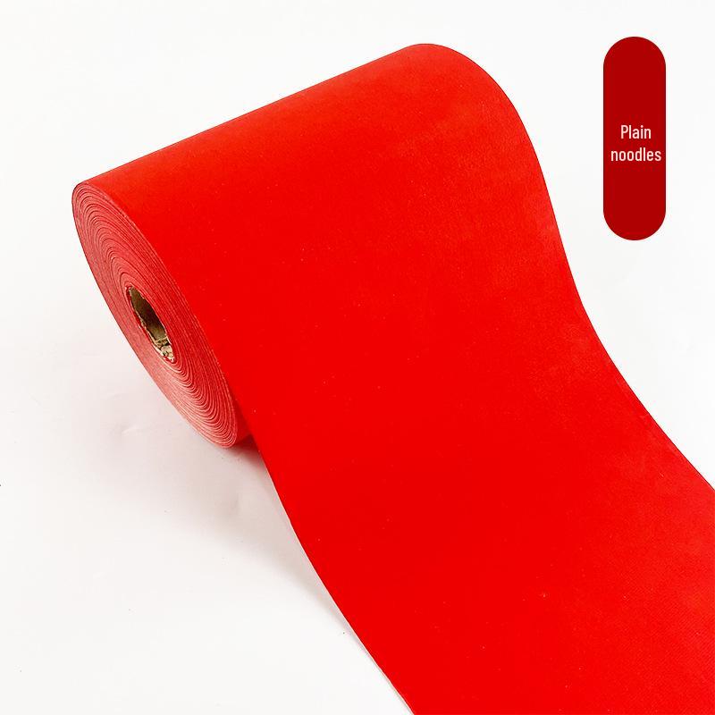 Thick Traditional Wannianghong Gold-Sprinkled Scroll for Weddings & Spring Festival Couplets. 17cm x 20m