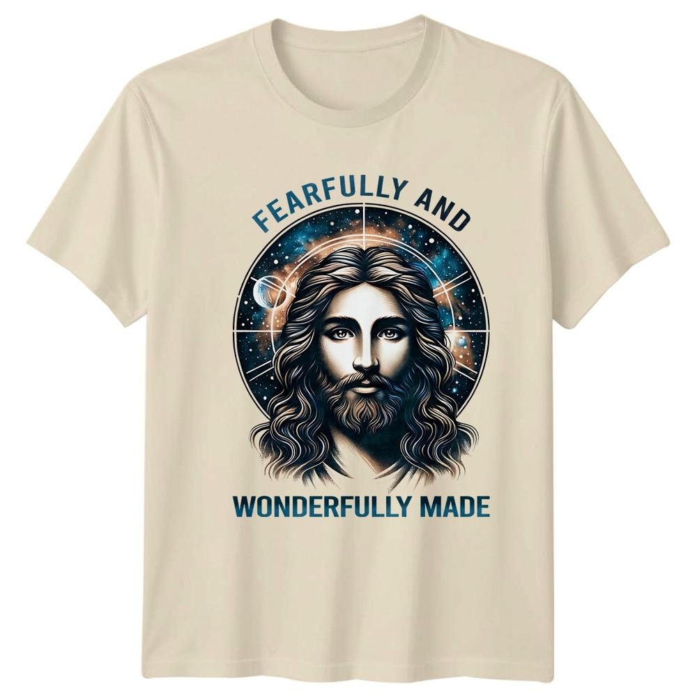 Fearfully And Wonderfully Made TShirt Psalm 139 Christian Birthday Gift For Him