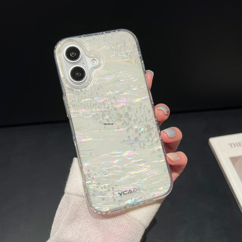 Starry Sky Gradient Glitter Phone Case for iPhone 17 Pro Max and 16 - Drop-Proof and Protective