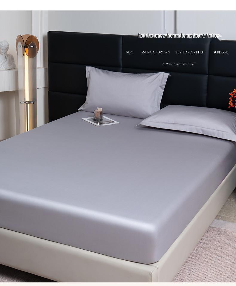 Xinjiang Long-Staple Cotton Sateen Fitted Sheet - Pure Cotton Mattress Protector