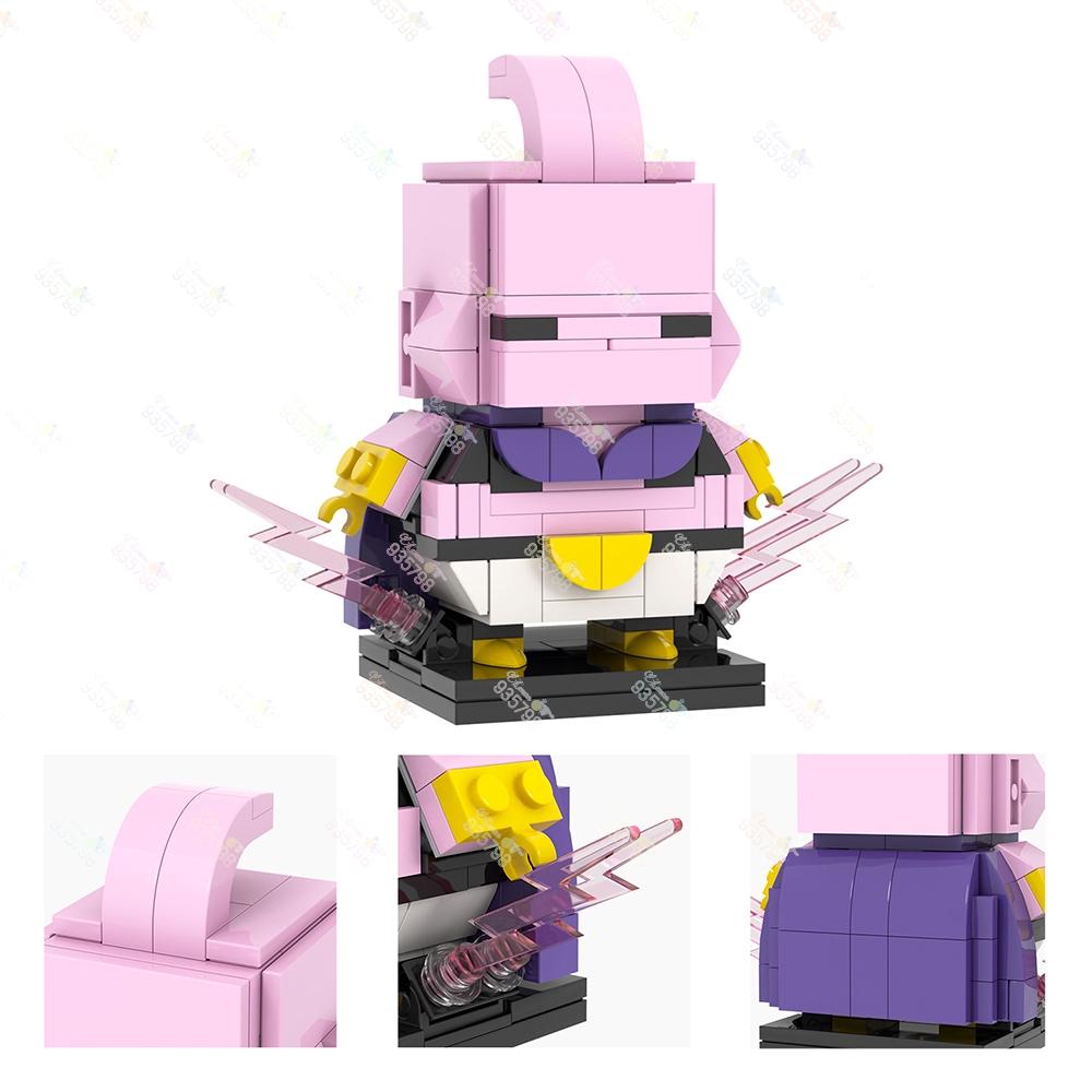 MOC Anime Squarehead Building Blocks Toys Seven Dragon Giant Ape Mecha Figures Somersault Cloud Model Assembly Bricks Kids Gifts
