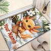 1PC Custom Name Winter Axolotl Fantasy Theme Floor Mat Ideal for Living Room, Game Rooms, Office, Bedroom,Floor Mat Playful Design
