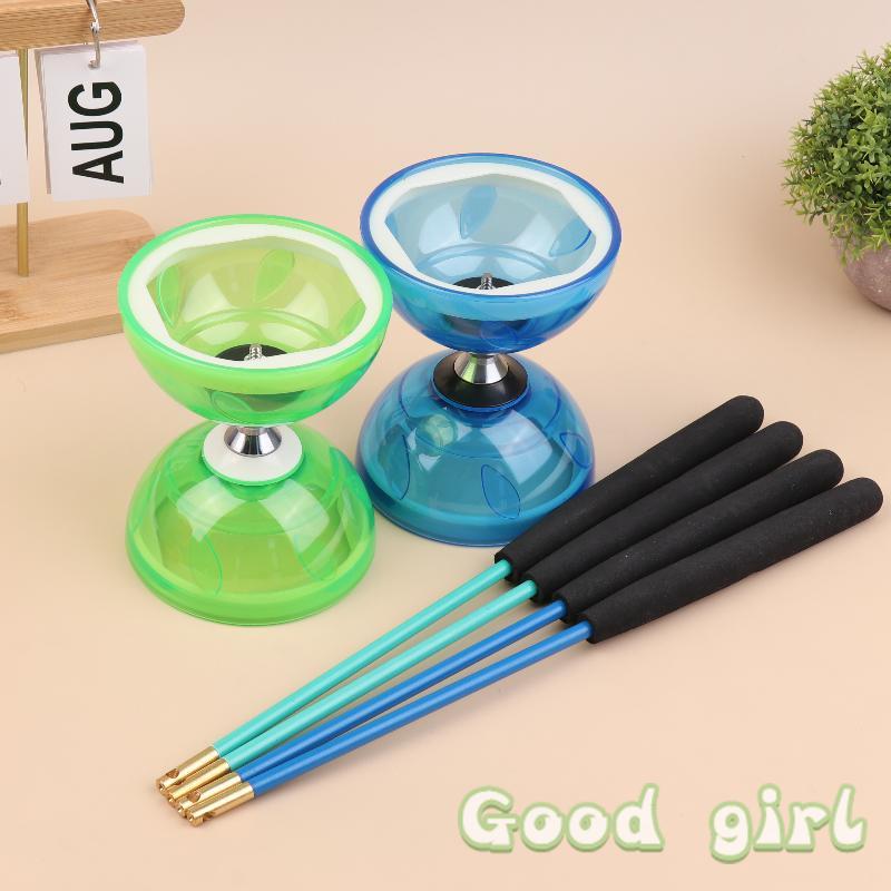 Sale Double-Head Diabolo Fitness Toy Outdoor Play Diabolo Yo-Yo Play Diabolo Yo-Yo Play Diabolo Elderly Children'S Toys