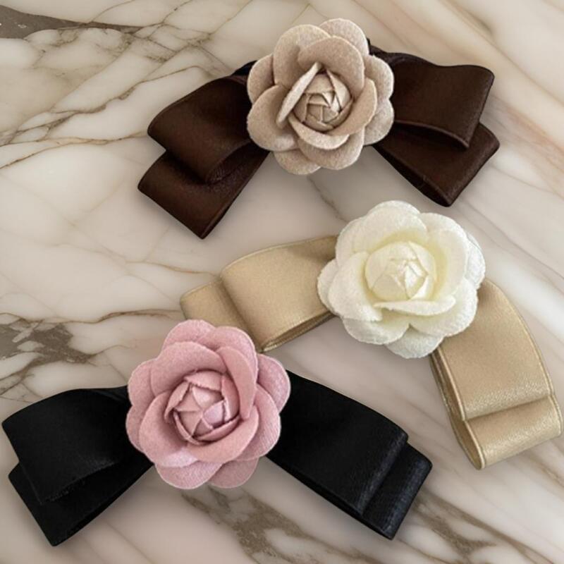 Women's Point Satin Ribbon Hair Clip