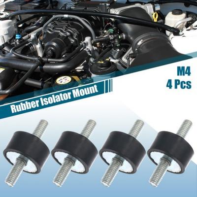 4 stuks M4 Auto Anti-Vibratie Rubberen Isolator Demper 15x8mm Schokabsorberende Bevestiging