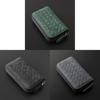 Key Organizer Wallet With Pu Material And Vintage Weaving Design For Daily Use