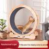 Holz-Laufband für Katzen (leise) und Kletterbaum-Spielzeug für den Innenbereich - Auf Lager