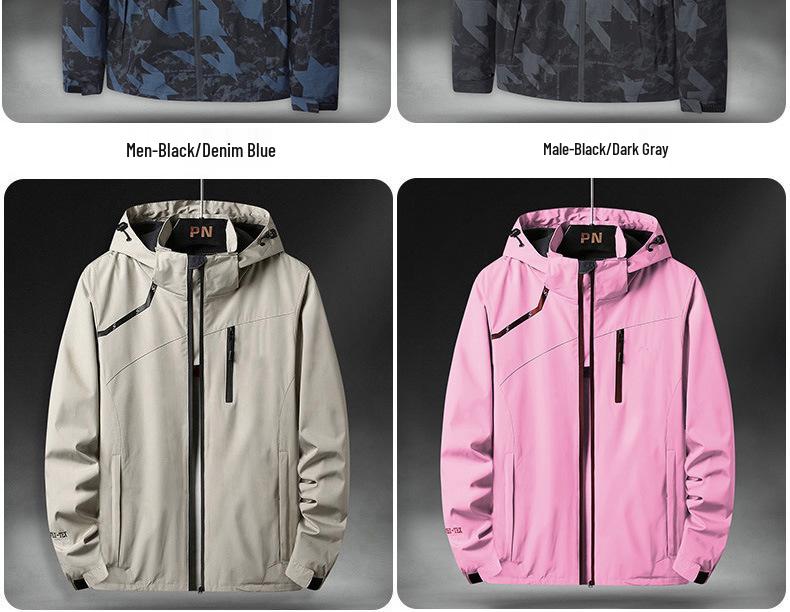 2025 Wasserdichte Windjacke: Vielseitige Freizeit-Oberbekleidung für Männer & Frauen - Ideal für Outdoor-Sportarten im Frühling & Herbst