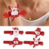 Festival Themed Slap Bands Accessories Lovely Animal Embellished Christmas Slap Bands for Cheerful Home Decorations