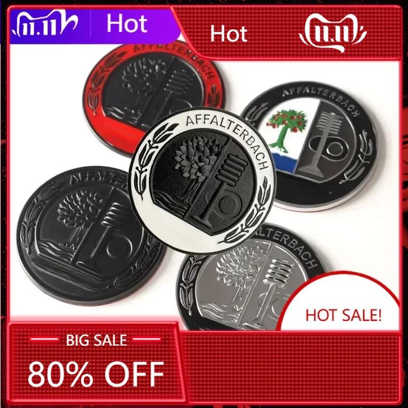 C200 E200 Für Mercedes Benz Auto Tür Fenster Plakette Für AMG Motorhauben Aufkleber 65mm AFFALTERBACH AMG Emblem Aufkleber für Mercedes Benz