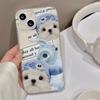 Huse pentru telefoane mobile pentru iPhone 11 13 15 Pro Max 12 14 Pro Max Husă iPhone 16 15 Plus 13 Pro 12 Textura mată Flori desenate pictate