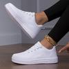 White Shoes Women Sneakers Shoes Outdoor Ladies Casual Flat Walking Shoes
