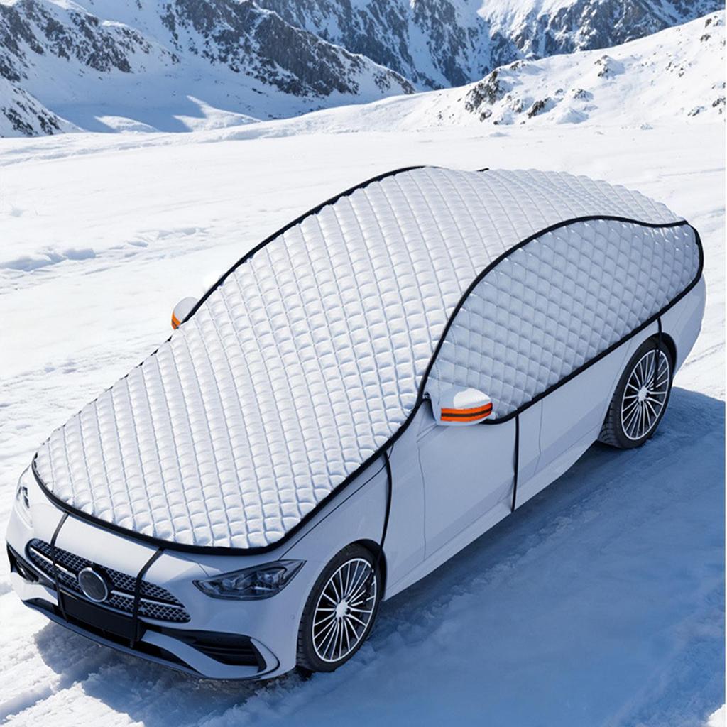 Universal Car Snow Shield And Snow Cover UV Protection Waterproof Shield Antifrost Winter Car Cover Full Coverage Prevention