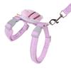 Cute Little Bee Cat Harness Leash Set I-Shaped Escape Proof Adjustable Walking Chest Strap for Kittens Cats