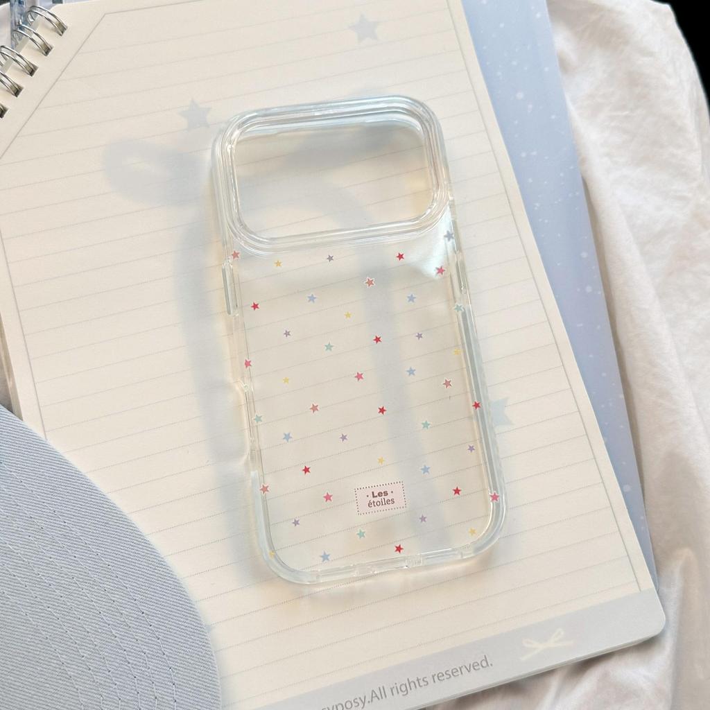 Colorful Star Magnetic Phone Case for iPhone 16, iPhone 17, and iPhone 17 Pro Max