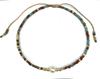 Trendy Deep Blue & Gold Rice Bead Pearl Hand Bracelet: Niche Design Women's Fashion Accessory