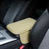 Auto Armrest Box Mat Car Center Console Cover Faux Leather Cover for Car Interior Protection Accessories Universal Middle Cushion with Side Storage