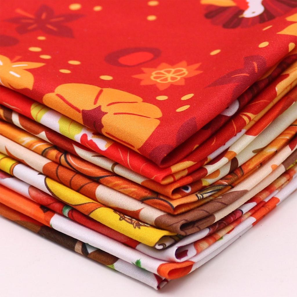 Thanksgiving Dog Bandana Medium Size Adjustable Pet Scarf with Pumpkin Pattern for Holiday Seasonal Wear and Comfortable Fit